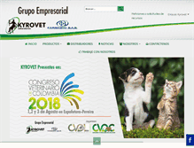 Tablet Screenshot of kyrovet.com